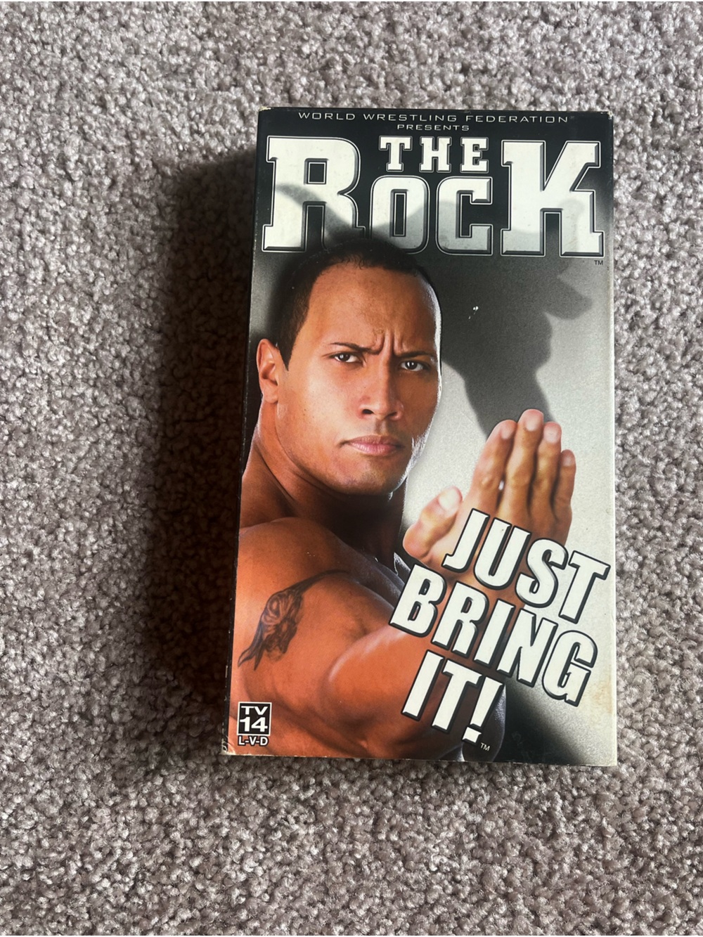 VTG ‘02 The Rock Just Bring It! WWE / WWF VHS Tape